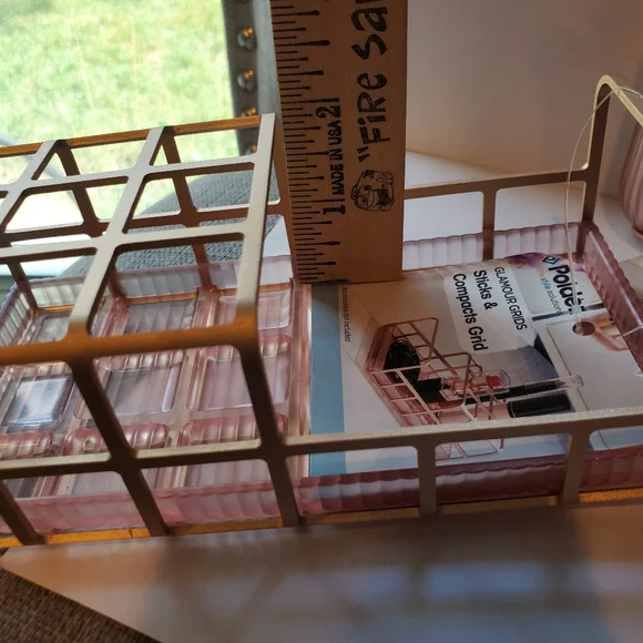 Pink Storage Organizer Set, with Gold Metal - Picture 4 of 13